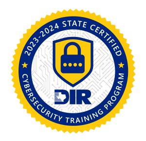 DIR Cybersecurity Training Seal_2023-2024