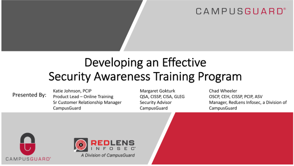 Developing an Effective Security Awareness Training Program