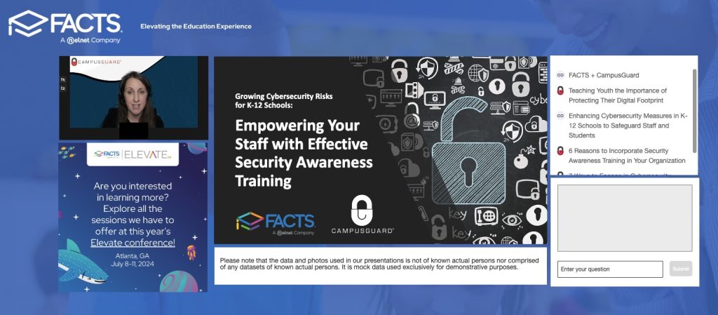 FACTS CampusGuard Webinar on Security Awareness Training