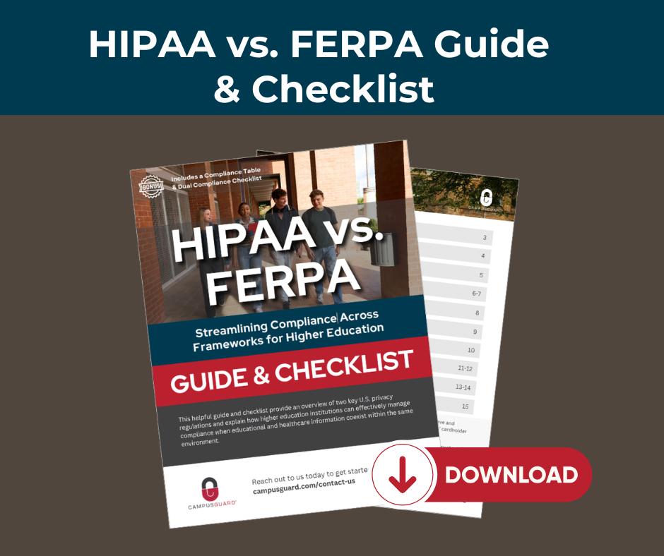 HIPAA vs FERPA Guide Checklist