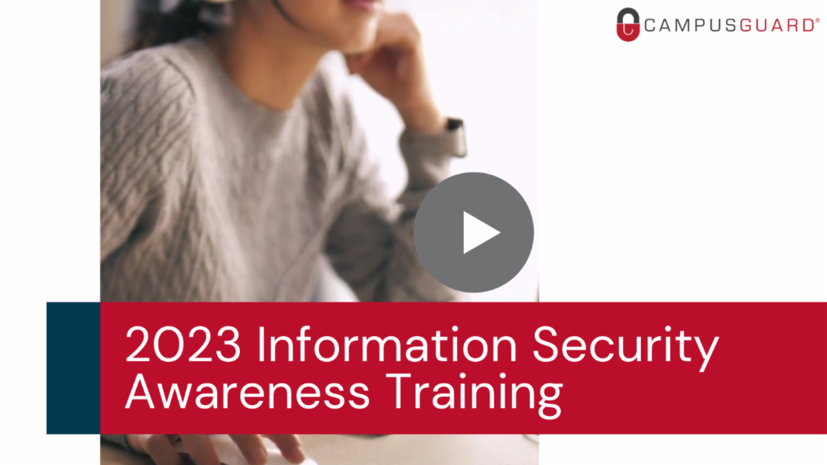 2023 Information Security Awareness Training