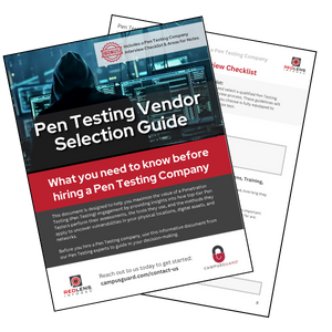 Pen Testing Vendor Selection Guide Checklist