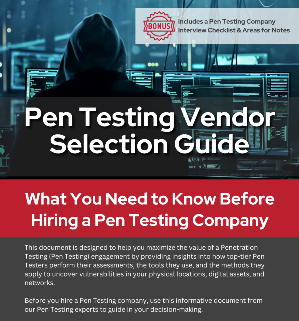 Pen Testing Vendor Selection Guide