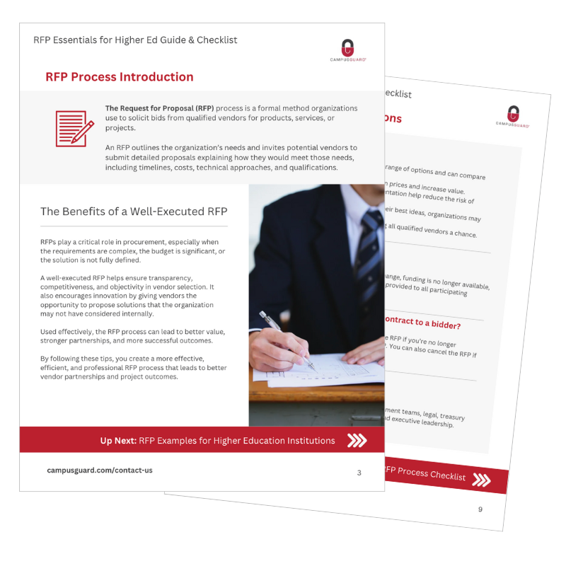 RFP Essentials Higher Ed Checklist