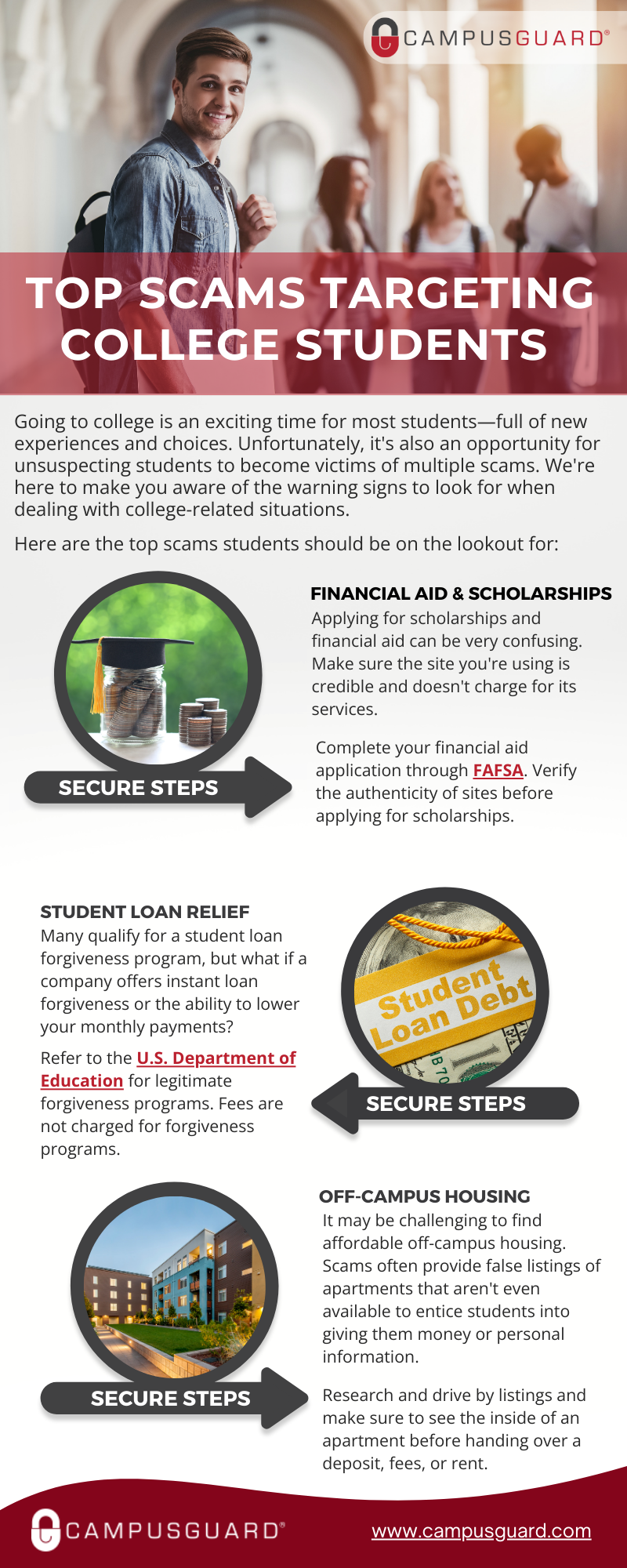 Top scams targeting college students - page 1