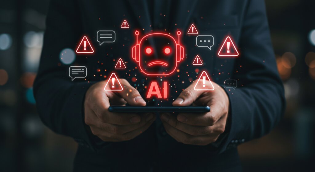 Chatbot Animation Risk The Hidden Security Risks of Chatbots | CampusGuard